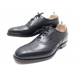 NEUF CHAUSSURES CHURCH'S CHETWYND 8H 42 RICHELIEUS CUIR NOIR + BOITE SHOES 650€