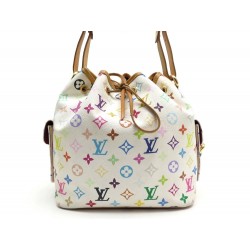 SAC A MAIN LOUIS VUITTON NOE PM EN TOILE MURAKAMI MONOGRAM BLANC HAND BAG 2090€