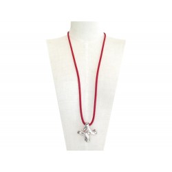 COLLIER HERMES SAUTOIR PENDENTIF LIMA GM EN ARGENT MASSIF 925 T 85 NECKLACE 800€