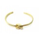 BRACELET CELINE DOUBLE KNOT 46P446BRA.35OR EN LAITON DORE C1 15MM JEWEL 320€