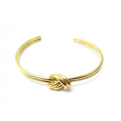 BRACELET CELINE DOUBLE KNOT 46P446BRA.35OR EN LAITON DORE C1 15MM JEWEL 320€