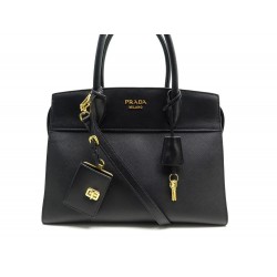 SAC A MAIN PRADA ESPLANADE 1BA046 BANDOULIERE CUIR NOIR LEATHER HAND BAG 2200€