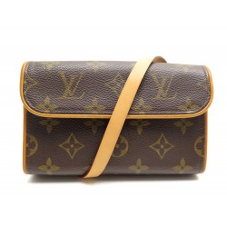 SAC A MAIN LOUIS VUITTON FLORENTINE TOILE MONOGRAM LV PORTE CEINTURE PURSE 650€