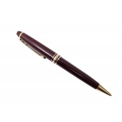 STYLO BILLE MONTBLANC MEISTERSTUCK CLASSIQUE DORE EN RESINE BORDEAUX PEN 360€