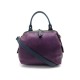 NEUF SAC A MAIN FURLA BANDOULIERE CUIR AUBERGINE & BLEU 