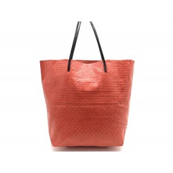 NEUF SAC A MAIN LINDE GALLERY CABAS 36 CM EN CUIR TRESSE ORANGE TOTE BAG 395€