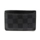 PORTE CARTE LOUIS VUITTON NEO N62666 TOILE DAMIER GRAPHITE GRIS CARD HOLDER 200€