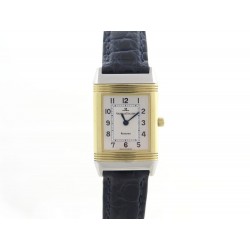 MONTRE JAEGER-LECOULTRE REVERSO 260.5.08 33 MM QUARTZ OR 18K & ACIER WATCH 4200€