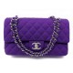 SAC A MAIN CHANEL TIMELESS TOILE JERSEY VIOLET 