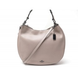 NEUF SAC A MAIN COACH NOMAD 55543 BANDOULIERE EN CUIR TAUPE LEATHER HANDBAG 440€