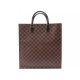 SAC A MAIN LOUIS VUITTON CABAS PLAT DAMIER EBENE 