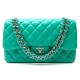 SAC A MAIN CHANEL TIMELESS GRAND CLASSIQUE JUMBO CUIR MATELASSE VERT PURSE 5350€