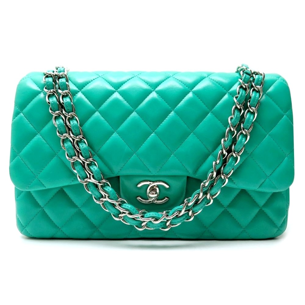 Sac Chanel Classique vert green timeless bag, borsa, tasche