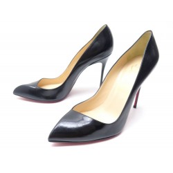 NEUF CHAUSSURES CHRISTIAN LOUBOUTIN CUIR NOIR 