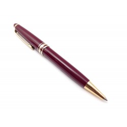 STYLO BILLE MONTBLANC MESITERSTUCK CLASSIQUE RESINE BORDEAUX BALLPOINT PEN 355€