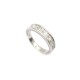 BAGUE SERTIE EN OR BLANC 18K 4.3GR DIAMANTS BAGUETTES 1.28 CT DIAMONDS GOLD RING