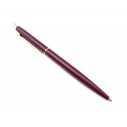 VINTAGE STYLO BILLE MONTBLANC NOBLESSE SLIMLINE RESINE BORDEAUX BALLPOINT PEN