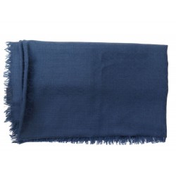 NEUF FOULARD GUCCI CHALE JACQUARD GUCCISSIMA GG LAINE SOIE BLEU WOOL SHAWL 400€