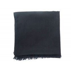 NEUF FOULARD GUCCI ECHARPE JACQUARD GUCCISSIMA GG LAINE & SOIE NOIR SCARF 350€