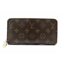 PORTEFEUILLE LOUIS VUITTON ZIPPY TOILE MONOGRAM MARRON M42616 CANVAS WALLET 545€