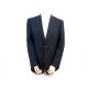 NEUF VESTE ERMENEGILDO ZEGNA HOMME 48 M BLAZER EN LAINE BLEU JACKET 1590€