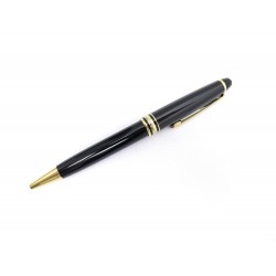 STYLO BILLE MONTBLANC MEISTERSTUCK CLASSIQUE DORE 10883 EN RESINE NOIR PEN 360€