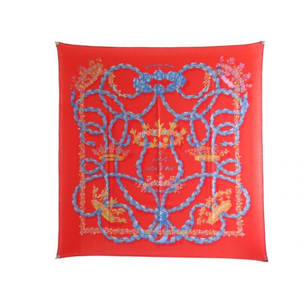 FOULARD HERMES LE SACRE DU PRINTEMPS CARRE 90 CACHEMIRE & SOIE ORIGNY SCARF 630€