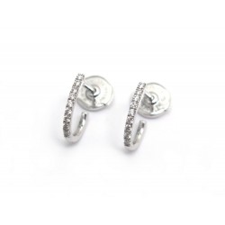 BOUCLES D'OREILLES MESSIKA CREOLES GATSBY XS 05741-WG OR BLANC & DIAMANTS 1180€