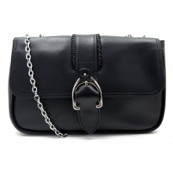 NEUF SAC A MAIN LONGCHAMP BESACE AMAZONE L1358930001 BANDOULIERE CUIR NOIR 590€