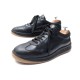 CHAUSSURES LOUIS VUITTON BASKETS 9.5 43.5 CUIR MONOGRAM NOIR SNEAKERS SHOES 590€