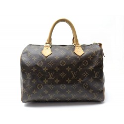 SAC A MAIN LOUIS VUITTON SPEEDY 30 EN TOILE MONOGRAM M41526 CANVAS HAND BAG 800€