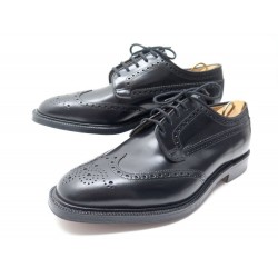 NEUF CHAUSSURES CHURCH S GRAFTON 9F 43 DERBY BOUT FLEURI CUIR + EMBAUCHOIRS 770€