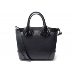 NEUF SAC A MAIN CHRISTIAN LOUBOUTIN ELOISE GM CUIR NOIR 