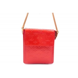 NEUF SAC A MAIN POCHETTE LOUIS VUITTON MOTT CUIR MONOGRAM VERNI ROUGE PURSE 900€