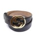 CEINTURE GUCCI GUCCISSIMA T 95 BOUCLE LOGO GG CUIR MONOGRAMME BELT 