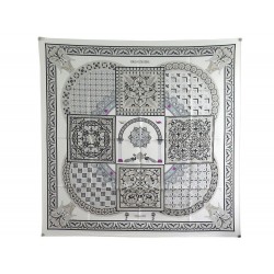 NEUF FOULARD HERMES CIELS BYZANTINS CARRE SOIE