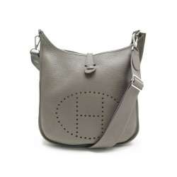 SAC HERMES EVELYNE CUIR ETAIN 