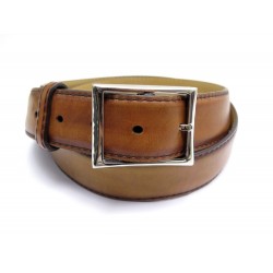 CEINTURE BERLUTI CLASSIC 35 MM TAILLE 105 CUIR MARRON PATINE LEATHER BELT 460€