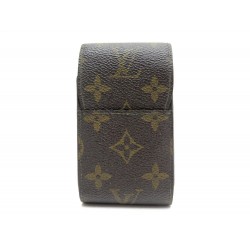 VINTAGE ETUI A CIGARETTE LOUIS VUITTON EN TOILE MONOGRAM MARRON M63024 CASE 175€