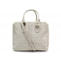 NEUF SAC A MAIN FENDI ZUCCINO 8BN228 BANDOULIERE TOILE BEIGE MONOGRAMME BAG 655€