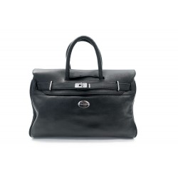 NEUF SAC A MAIN MAC DOUGLAS PYLA GM 40 CM CABAS EN CUIR NOIR TOTE HAND BAG 480€