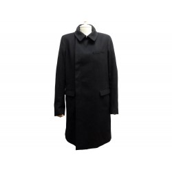 MANTEAU LONG CHRISTIAN DIOR 48 M HEDI SLIMANE LAINE & CACHEMIRE NOIR COAT 2600€