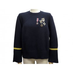 NEUF PULL ERMANNO SCERVINO MEDAILLES 42 IT 38 FR LAINE SOIE CACHEMIRE MEDAL 499€