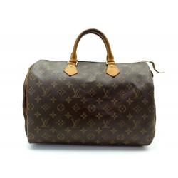 SAC A MAIN LOUIS VUITTON SPEEDY 35 M41107 TOILE MONOGRAM CANVAS HAND BAG 855€