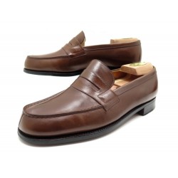 CHAUSSURES JM WESTON MOCASSINS 180 8D 42 EN CUIR MARRON + EMBAUCHOIRS SHOES 640€