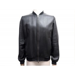 VESTE YVES SAINT LAURENT BLOUSON TAILLE 50 M EN CUIR NOIR LEATHER JACKET 5500€