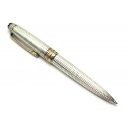 VINTAGE STYLO BILLE MONTBLANC MEISTERSTUCK SOLITAIRE MOZART ARGENT MASSIF 900€