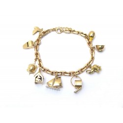 BRACELET A BRELOQUES OR 18CT 