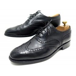 CHAUSSURES JM WESTON 376 RICHELIEU 9.5E 43.5 BOUT FLEURI CUIR + EMBAUCHOIRS 690€