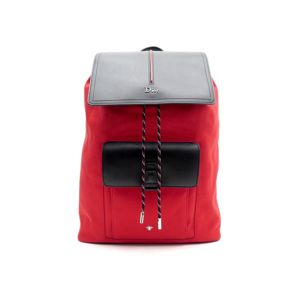 Christian Dior Motion Backpack Nylon and Leather Mini at 1stDibs